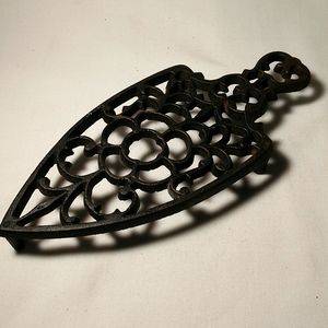 Vintage Cast Iron Footed Trivet